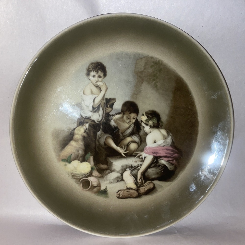 Alfa Ceramic Made In Italy Beggar Boys‎ Playing Dice
